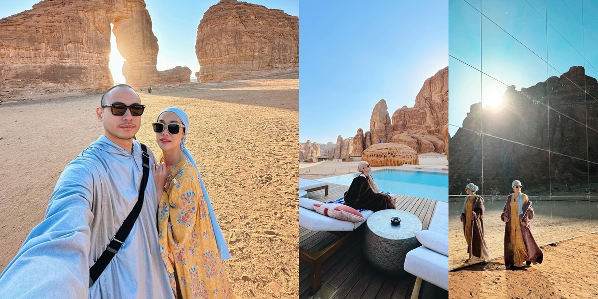 8 Photos of Bunga Citra Lestari's Style During Vacation in Al Ula, Staying at a Luxury Resort - Hijab Model Becomes the Highlight