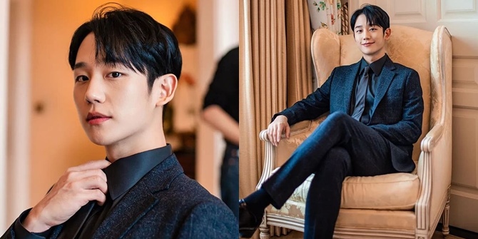 8 Portraits of Dandy Style Jung Hae In Wearing Suits, Looking Like a Handsome Young CEO