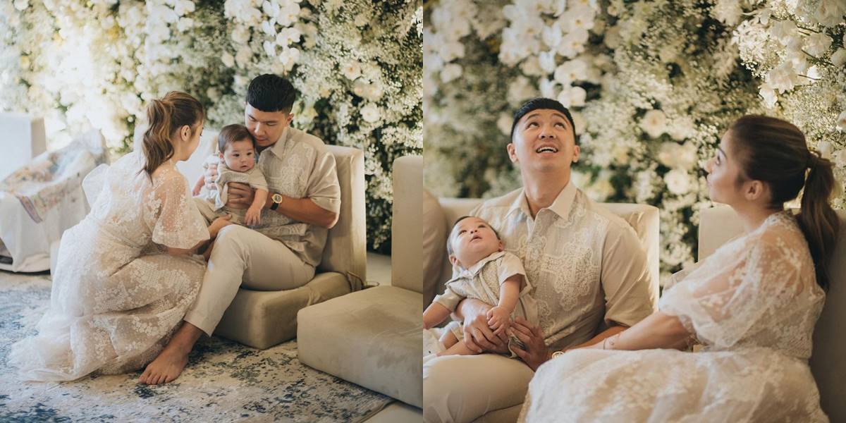 8 Pictures of Nikita Willy's Compact Family Style at Baby Izz's Aqiqah, Handsome Face Similar to His Dad - So Happy