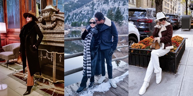 8 Fashionable Photos of Syahrini's Style in America, Wearing a Series of Luxurious Warm Clothes - Always Dazzling