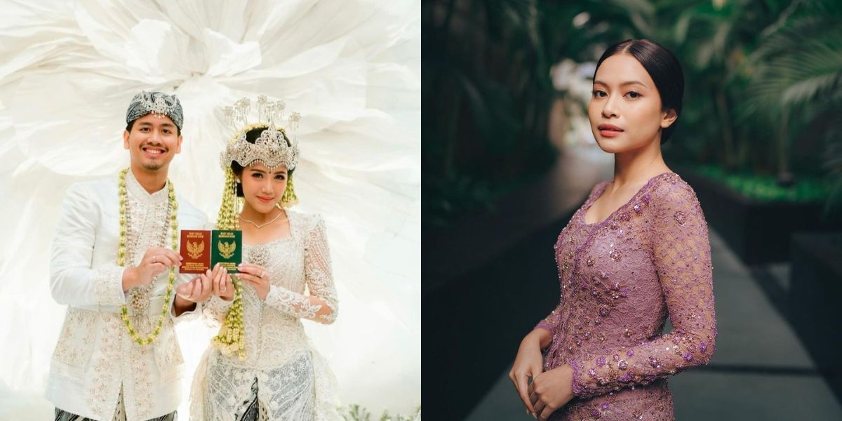 8 Photos of Hanggini as a Bridesmaid, Looking Simple Yet Elegant in a Kebaya