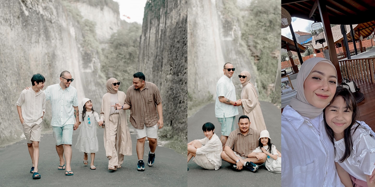 8 Portraits of Gary Iskak's Harmonious Household During Vacation in Bali, Richa Novisha Close to Stepchild