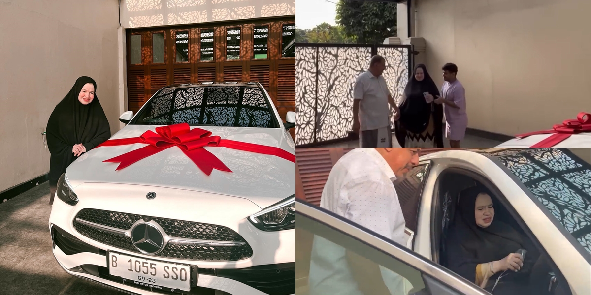 8 Heartwarming Photos of Fadil Jaidi Giving a Luxury Car as a Gift to His Mother, Making Netizens Cry