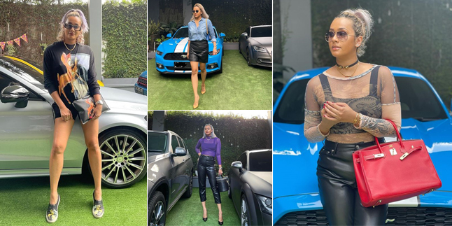 8 Hot Mama Kimmy Jayanti's Portraits Next to Her Luxury Car Collection, Beautiful and Classy