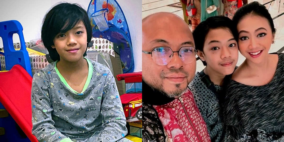 8 Portraits of Ibam, Asri Welas' Eldest Son Who Has Grown Into a Teenager, Wants to Do This for His Younger Brother Who Suffers from a Rare Disease