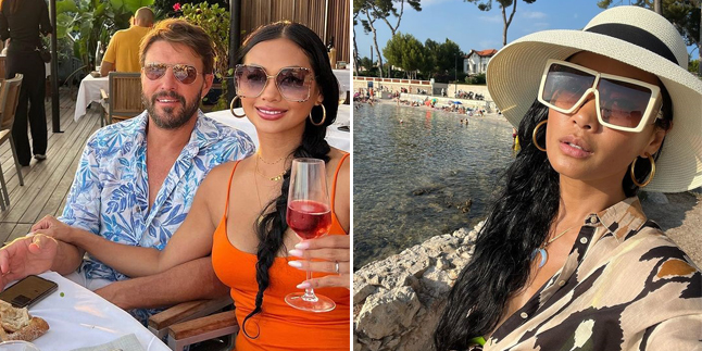 8 Beautiful Photos of Indah Kalalo Wearing a Bikini Two Piece & Showing off Body Goals in France, Getting Hotter on Vacation with Husband and Children