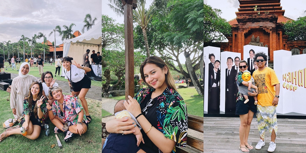 8 Photos of Indah Permatasari's Vacation to Bali with Husband & Friends, Netizens are More Curious About Her Child's Appearance