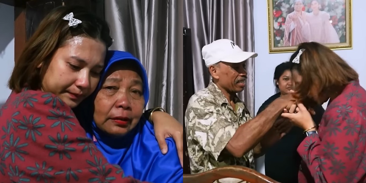 8 Beautiful Photos of Indah Permatasari Crying Because She Has to Part with Her In-laws, Netizens: Blessed to Have In-laws, Thank God