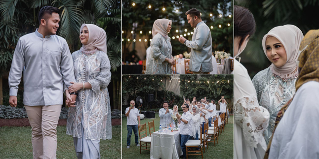 8 Potret Intimate Dinner Kesha Ratuliu After Pre-Wedding Religious Study, Warm and Romantic!