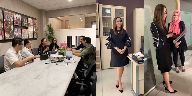 8 Photos of Inul Daratista Going to the Office - Meeting Employees, Looking Simple