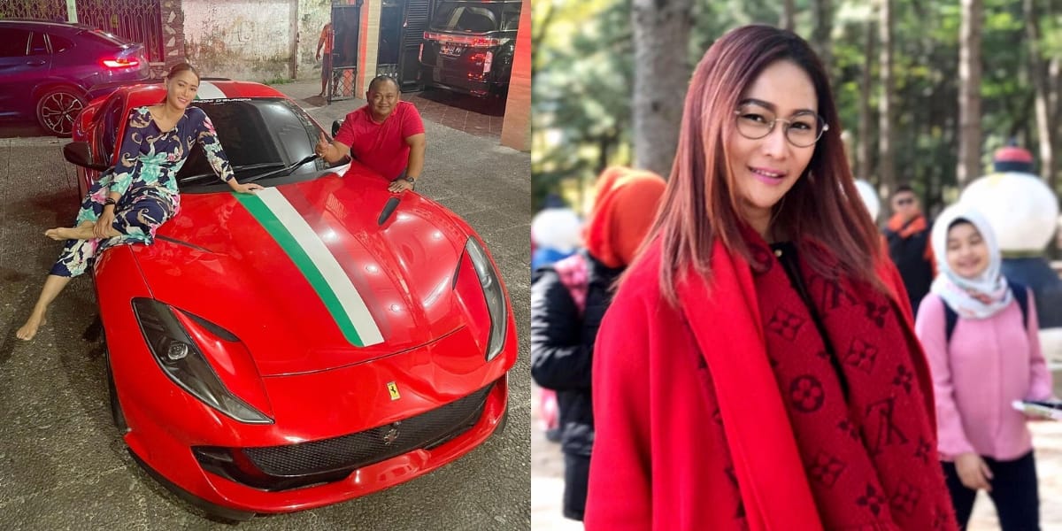 8 Potret Inul Daratista Revealing Her Sister's Luxurious Car, the License Plate Distracts - Netizens: The Sinar UV Vehicle