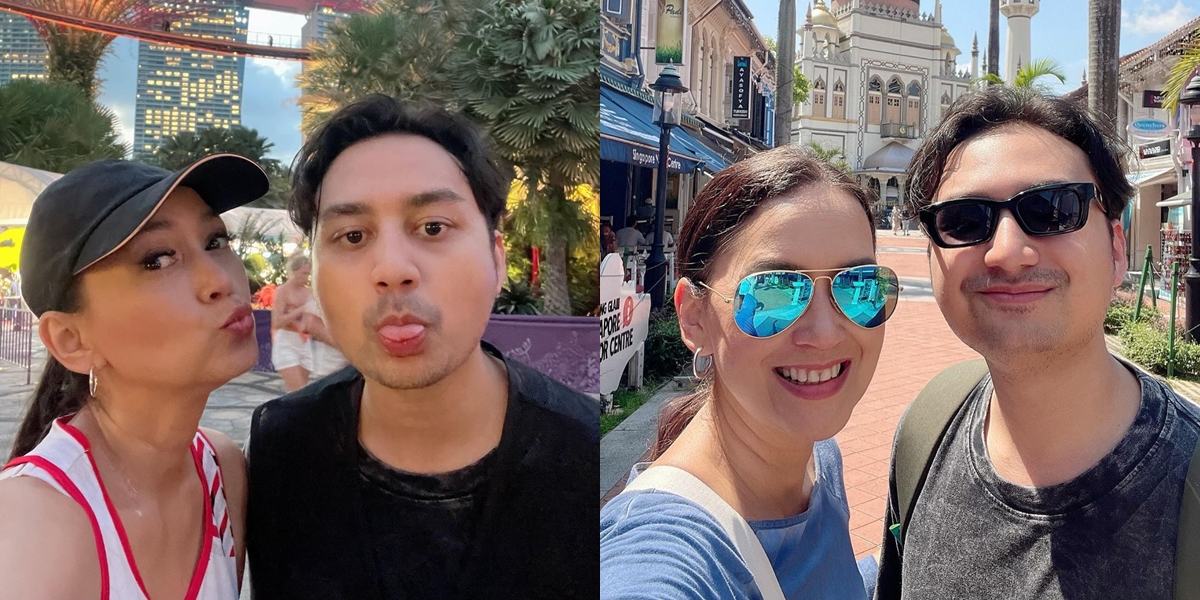 8 Photos of Ira Wibowo's Vacation to Singapore with Her Eldest Son who is Said to Resemble Katon Bagaskara, Watching F1 - Ngonser Bareng