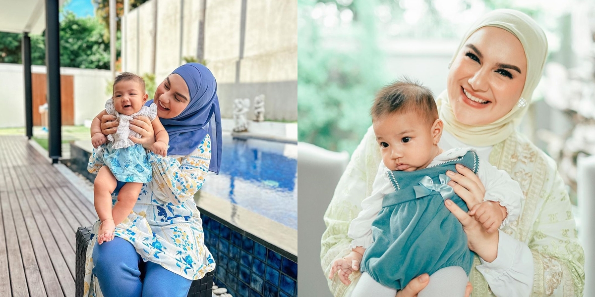 8 Portraits of Irish Bella and Baby Ara who are Equally Beautiful, Sunbathing Together on the Beach - The Baby's Face is Said to Resemble Ammar Zoni