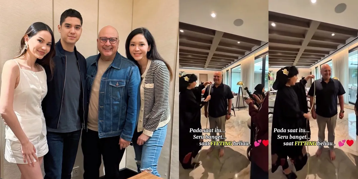 8 Portraits of Irwan Mussry Measuring Clothes Ahead of Al Ghazali and Alyssa Daguise's Wedding, Their Renowned Fashion Designer