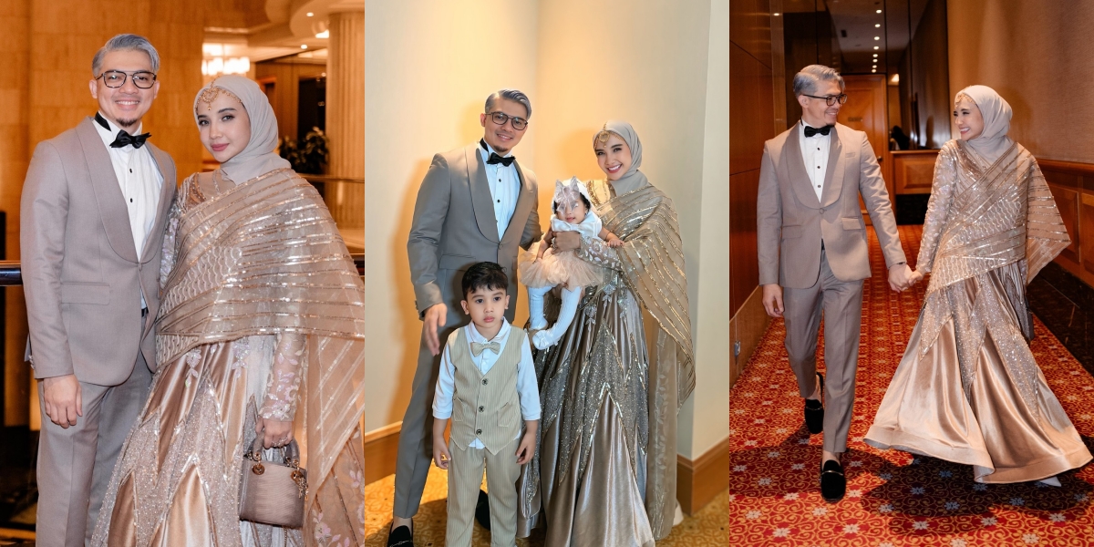 8 Portraits of Irwansyah and Zaskia Sungkar at an Indian-style Wedding, Looking Harmonious as a Family - Bringing Baby Humaira