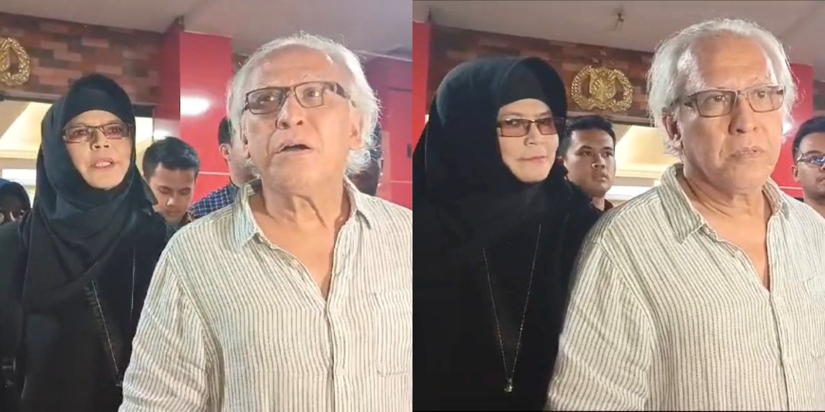 8 Portraits of Iwan Fals and His Wife Responding to Police Summons Regarding the Oi Case, Answering All Investigator Questions