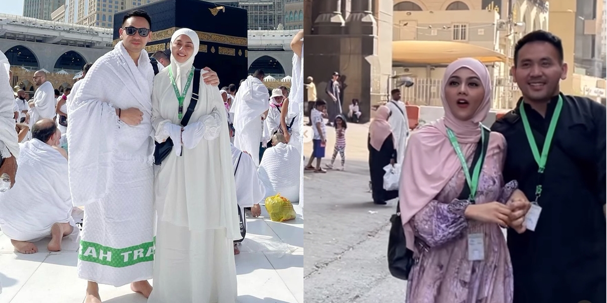 8 Pictures of Jenita Janet Performing Umrah with Her Husband and Family, the Most Beautiful and Emotional Moment