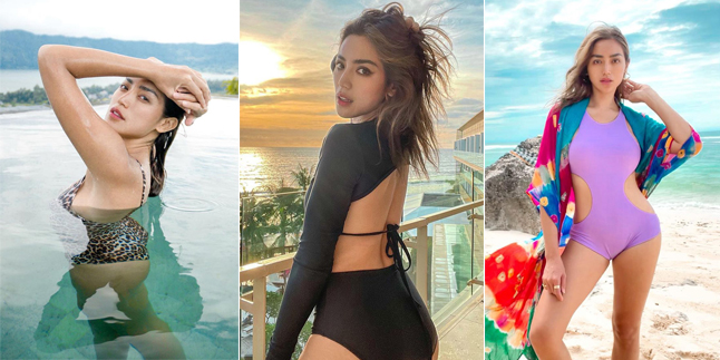 8 Photos of Jessica Iskandar Wearing Swimsuits and Bikinis in Bali, So Hot Mama!