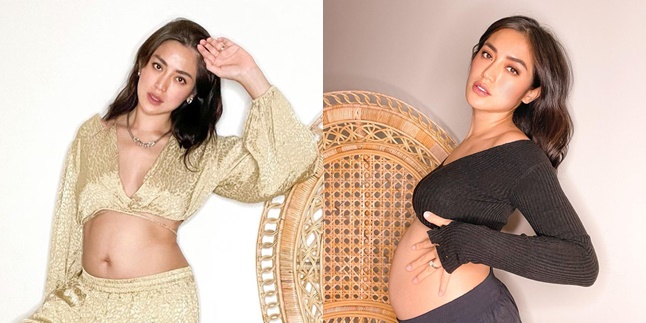 8 Portraits of Jessica Iskandar Showing off Her Growing Baby Bump, Her Maternity Look Becomes More Charming Ahead of the Birth of Their Second Child