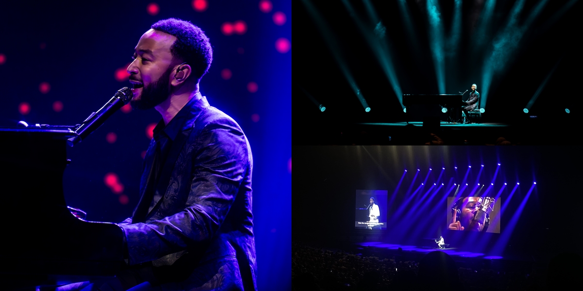 8 Portraits of John Legend in 'An Evening With John Legend', Stunning Performance on the Piano - Shared Personal Stories