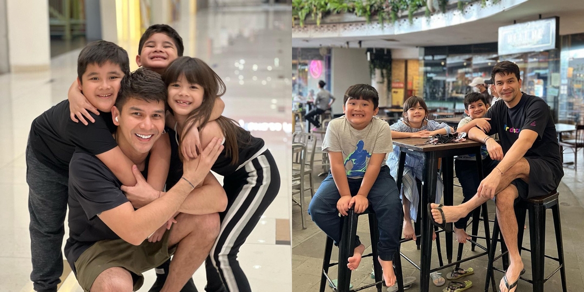 8 Portraits of Jonathan Frizzy, Star of 'TAKDIR CINTA YANG KUPILIH', with His Adorable Children, Always Making Time for Quality Time in Between Filming