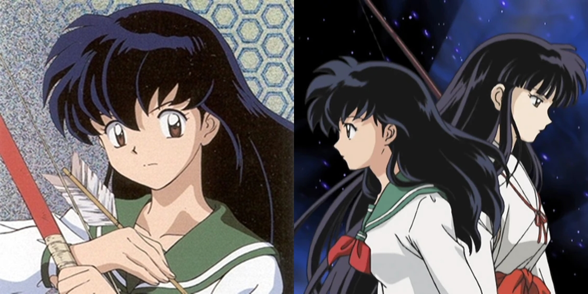 8 Portraits of Kagome, the Reincarnation of Kikyo in the Anime 'INUYASHA', A Love Story from a Different Universe That Makes You Emotional