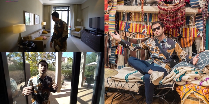 8 Photos of Raffi Ahmad's Hotel Room in Morocco, Luxurious Like the Palace of a Middle Eastern Sultan