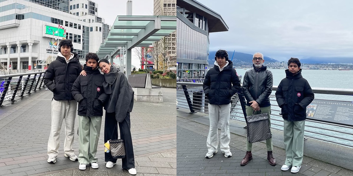 8 Portraits of Karan Singh, Bunga Zainal's Eldest Son, Enjoying Winter Holiday in Canada, His Height is Quite Striking