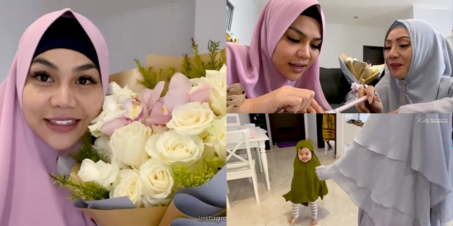 8 Portraits of Katty Butterfly Learning to Recite the Quran with Hijab Syari, Little Katherine is also Skilled at Praying!