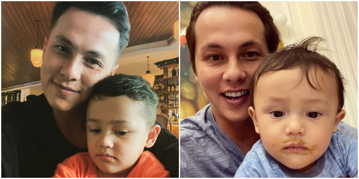 8 Portraits of Togetherness of Andhika Pratama with Saka, His Youngest Son, Father and Son Look Handsome!