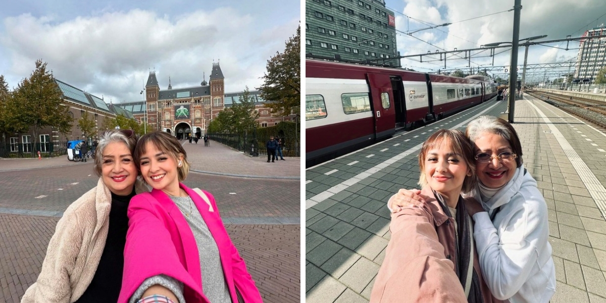 8 Portraits of Joanna Alexandra's Togetherness with Her Mother While on Vacation in Amsterdam, the Next Destination After Paris