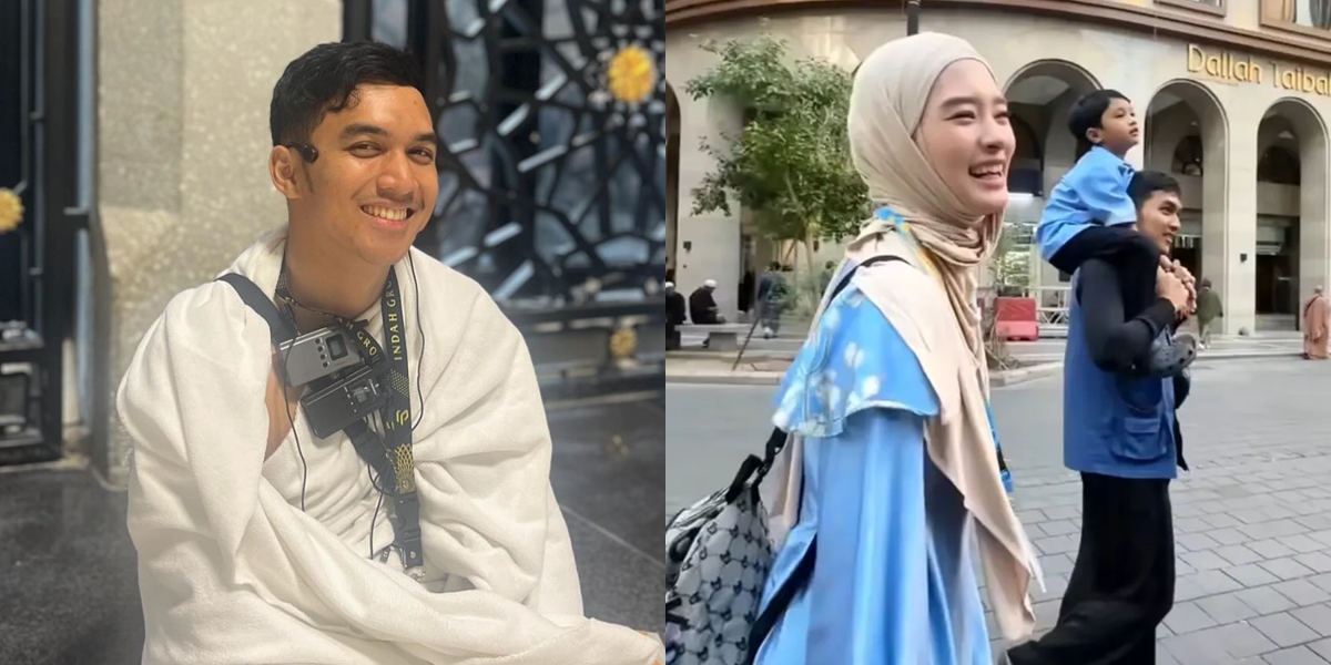 8 Portraits of Hendra Zayn's Closeness with Inara Rusli's Children During Umrah, Already Close Enough to be Called Father