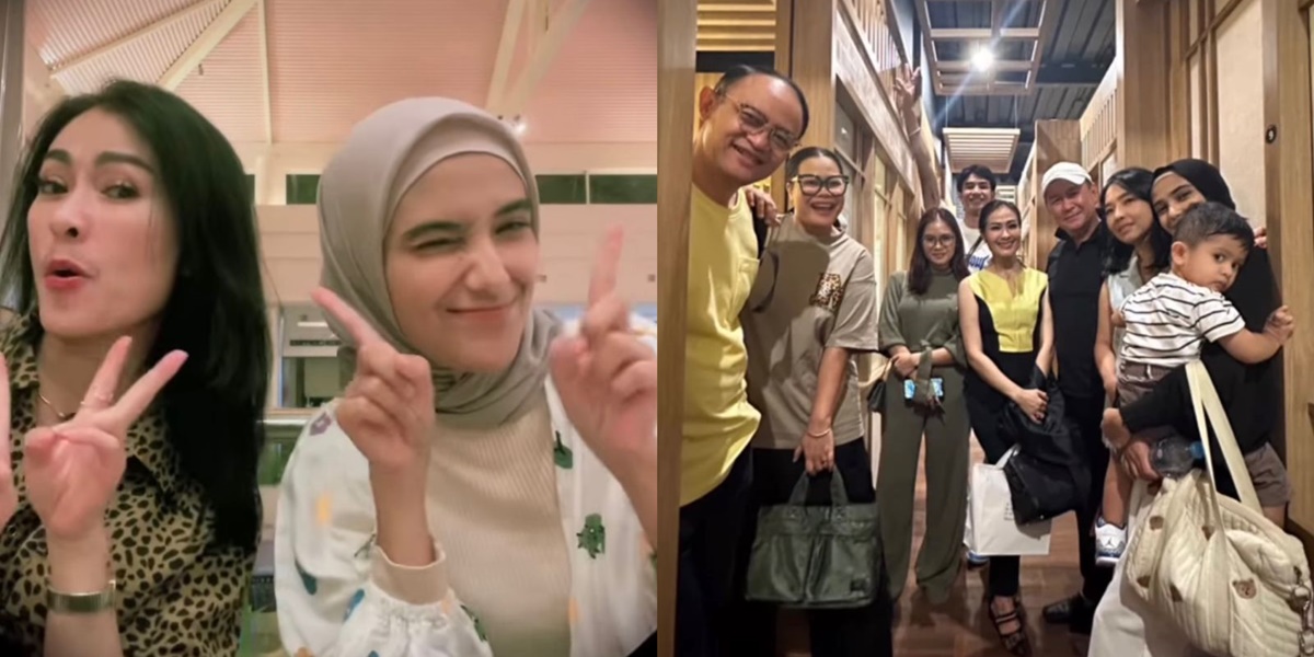 8 Portraits of Nadya Mustika's Closeness with Iis Dahlia's Family, Loved Like a Mother and Daughter