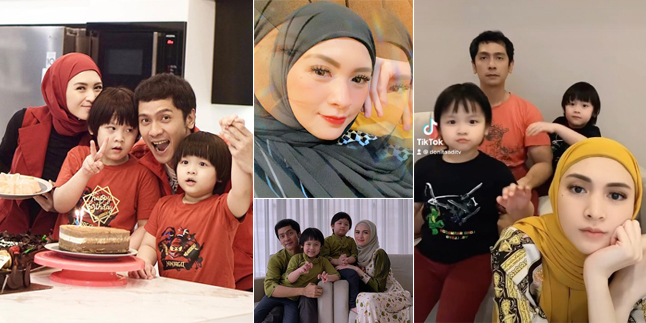 8 Portraits of the Happy Family of Donita and Adi Nugroho with Their Two Sons, The Most Beautiful Mommy Herself