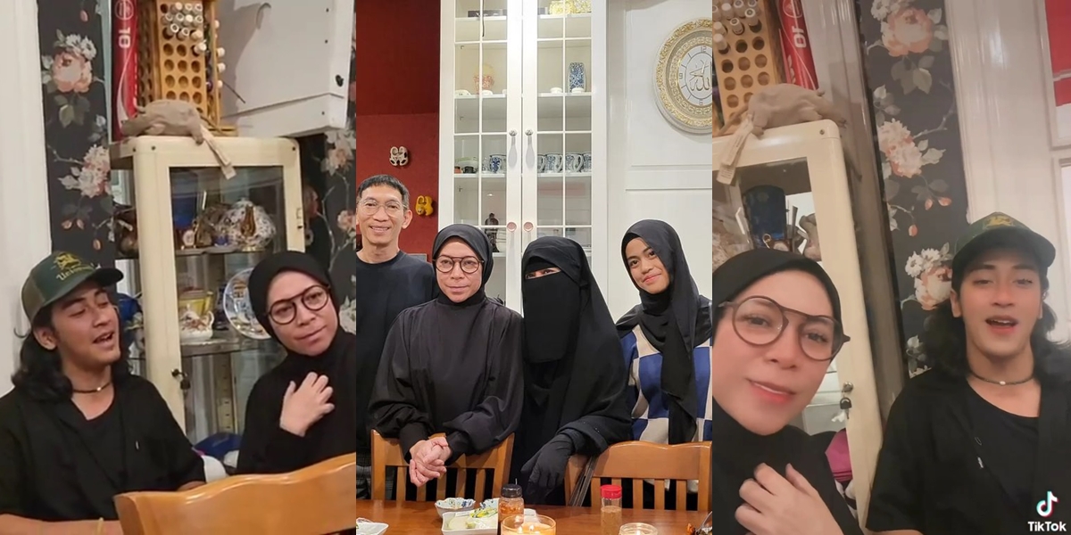 8 Photos of Umi Pipik's Family Breaking Fast Together with Melly Goeslaw, Abidzar's Charm Makes Netizens Stunned - They Say He's a Copy of the Late Uje