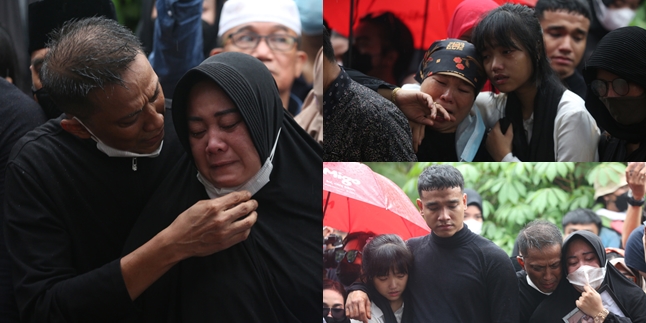 8 Portraits of Vanessa Angel's Family and Aunt Crying at the Grave, Tears Break Even More After the Burial