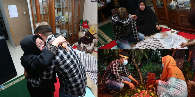 8 Pictures of Ruri Repvblik's Sadness in Front of His Father's Body, Regretting Not Being Able to Take Care and Visit