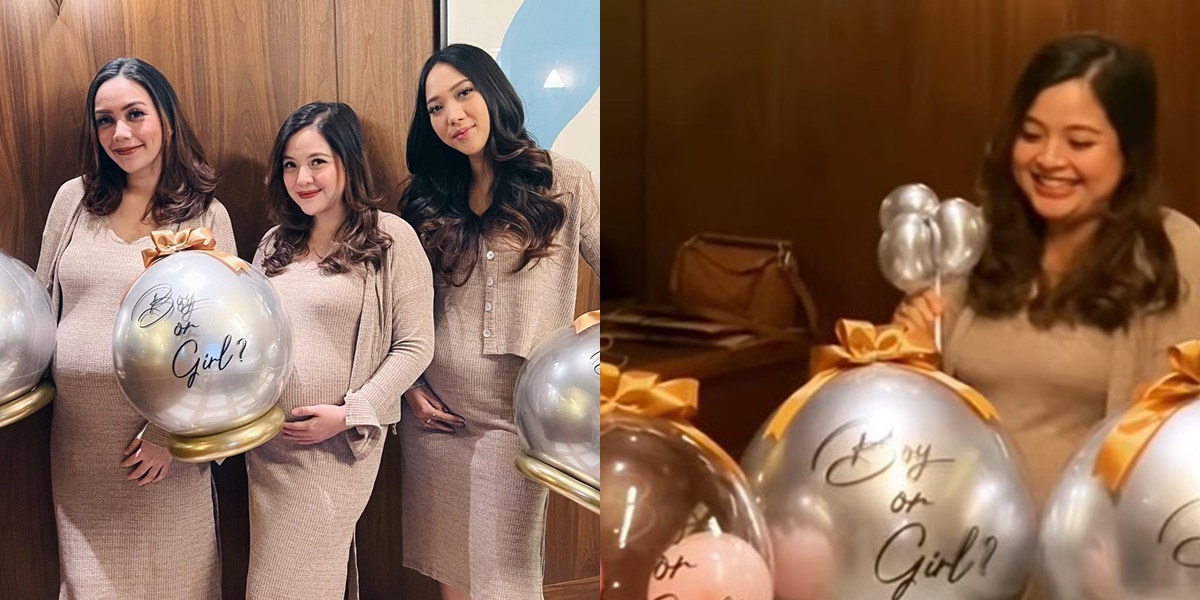 8 Portraits of Tasya Kamila's Second Child Gender Reveal, So Happy to Have a Baby Girl