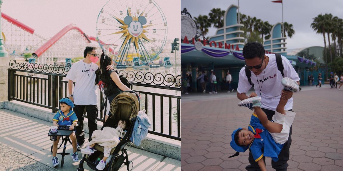 8 Fun Photos of Arief Muhammad's Family Vacation at Disneyland