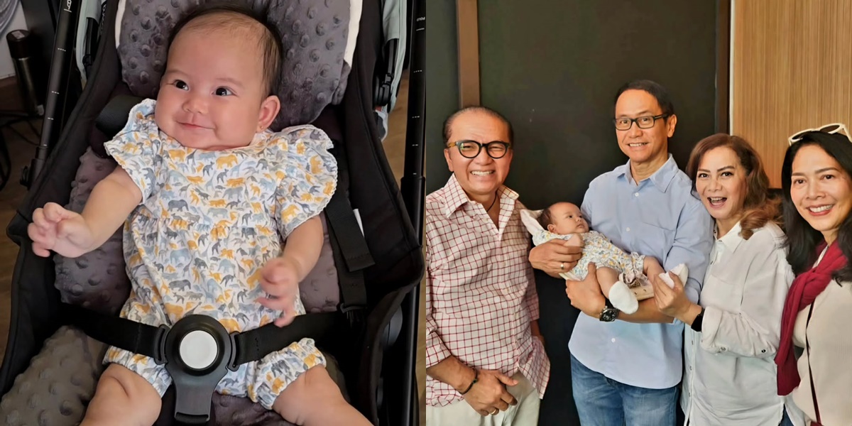 8 Photos of Kimova, Kevin Aprilio's Child, Who is Now 3 Months Old and the Beloved Grandchild of Addie MS