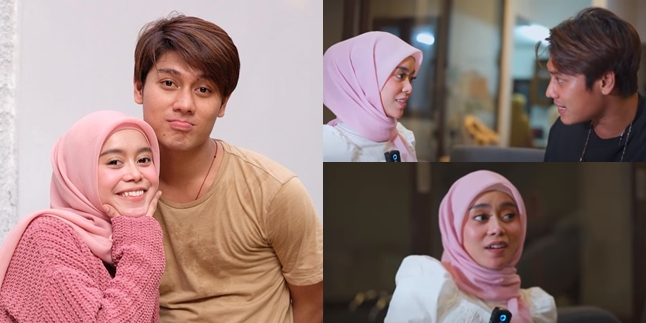 8 Hilarious Portraits of Rizky Billar and Lesti Simulating a Family, Caught in the Act by His Mother While Holding Their Cheeks