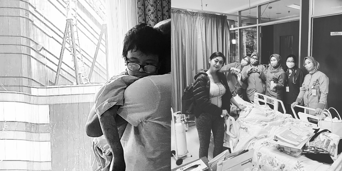 8 Latest Condition Photos of Gibran, Asri Welas' Child, After Experiencing Seizures and Entering ICU, There Was Bleeding in the Stomach