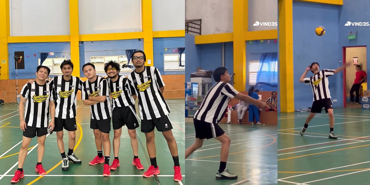 8 Photos of Duta Sheila On 7's Volleyball Practice Ahead of Even Volleyball 2 Against D'Komika, Luckily Not on Wednesday
