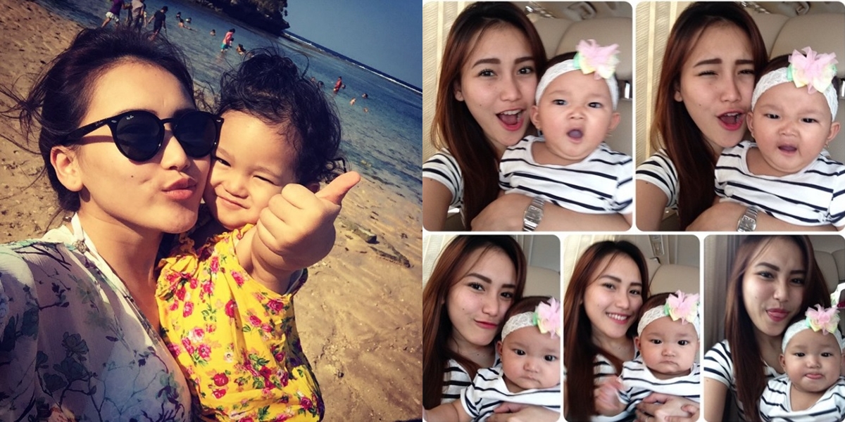 8 Old Photos of Ayu Ting Ting & Bilqis, Netizens are Focused on the Face of the Ageless Mother Until Now