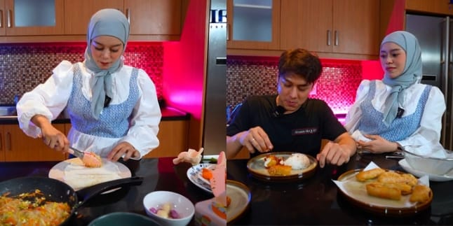 8 Portraits of Lesti Cooking for Rizky Billar, Netizens Suggest Using Apron