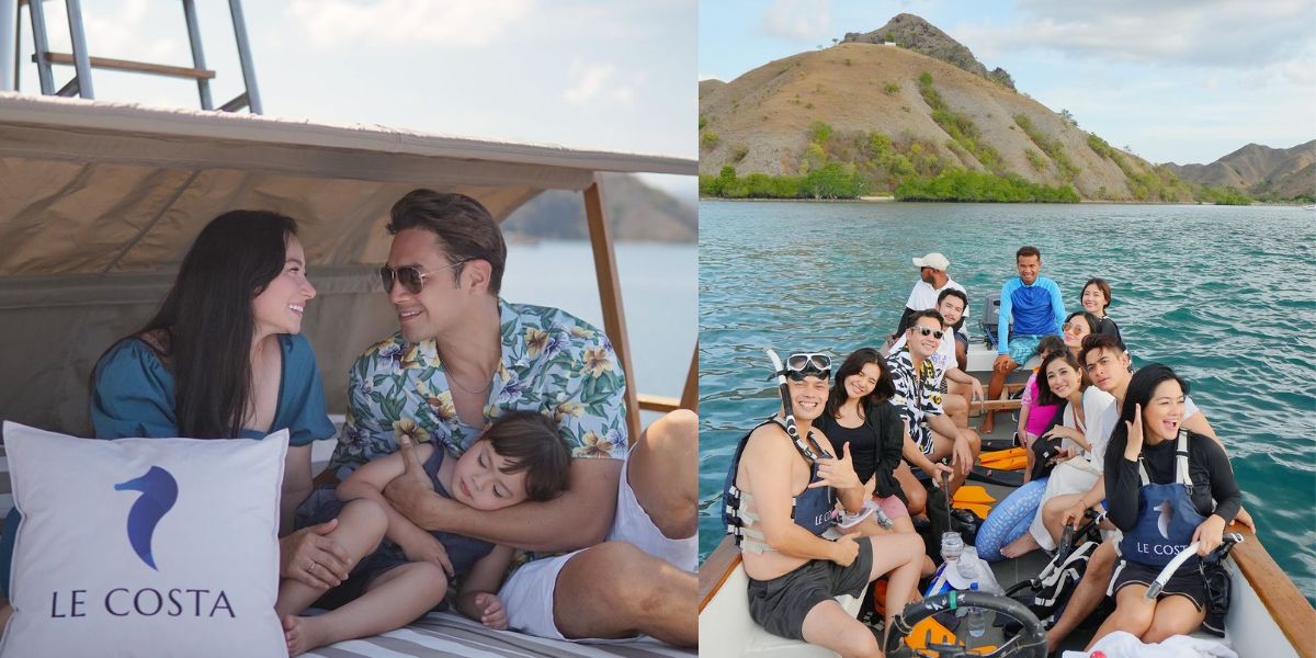 8 Photos of Asmirandah's Vacation to Labuan Bajo with Family and Friends