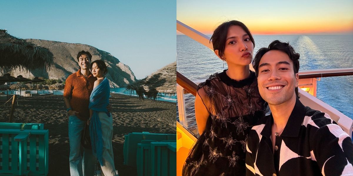 8 Photos of Vidi Aldiano and Sheila Dara Aisha's Vacation to Santorini, Previously Took a Cruise Ship - Once Again, Their Intimacy is Different