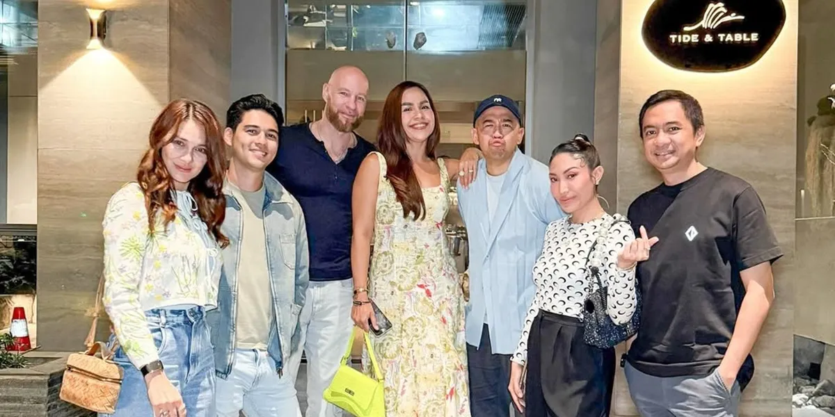 8 Portraits of Luna Maya and the Cheerful Minister Gang Gathering, Bringing Their Partners Along