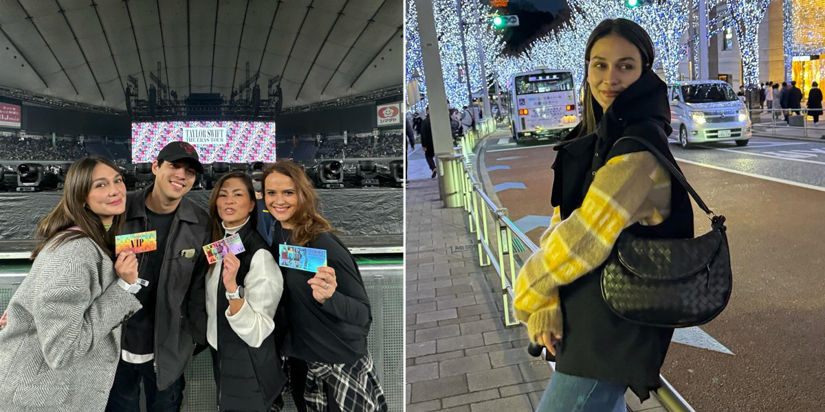 8 Photos of Luna Maya Vacationing with Maxime Bouttier in Japan While Watching Taylor Swift Concert