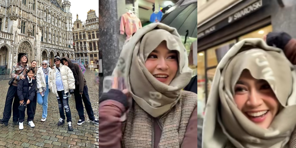 8 Photos of Mahalini Cosplaying as Princess Delina in Hijab Style While on Holiday in Europe, Making Everyone Take Notice - Even Praised for Her Beauty